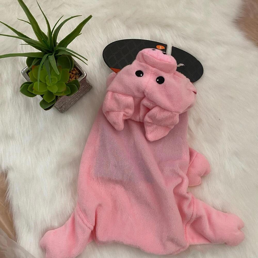 Pink Pig Dog Costume Small Size